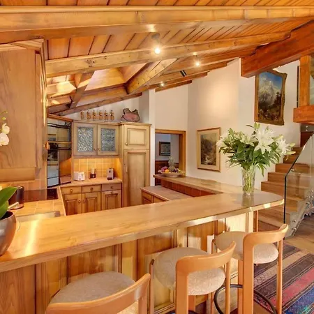 公寓 Penthouse Zen - Matterhornblick- 2 Min- Vom Lift Entfernt By Interhome 采尔马特