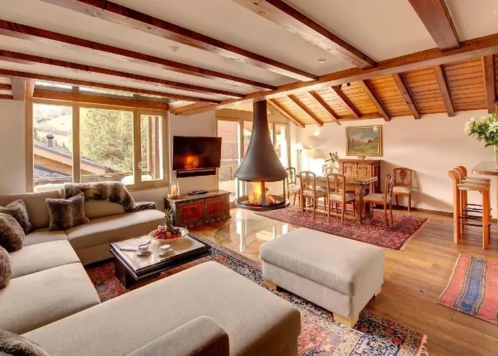 Penthouse Zen - Matterhornblick- 2 Min- Vom Lift Entfernt By Interhome Zermatt