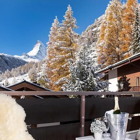 Appartement Penthouse Zen - Matterhornblick- 2 Min- Vom Lift Entfernt By Interhome