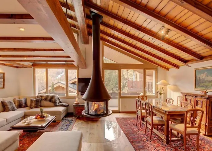 Penthouse Zen - Matterhornblick- 2 Min- Vom Lift Entfernt By Interhome * Zermatt